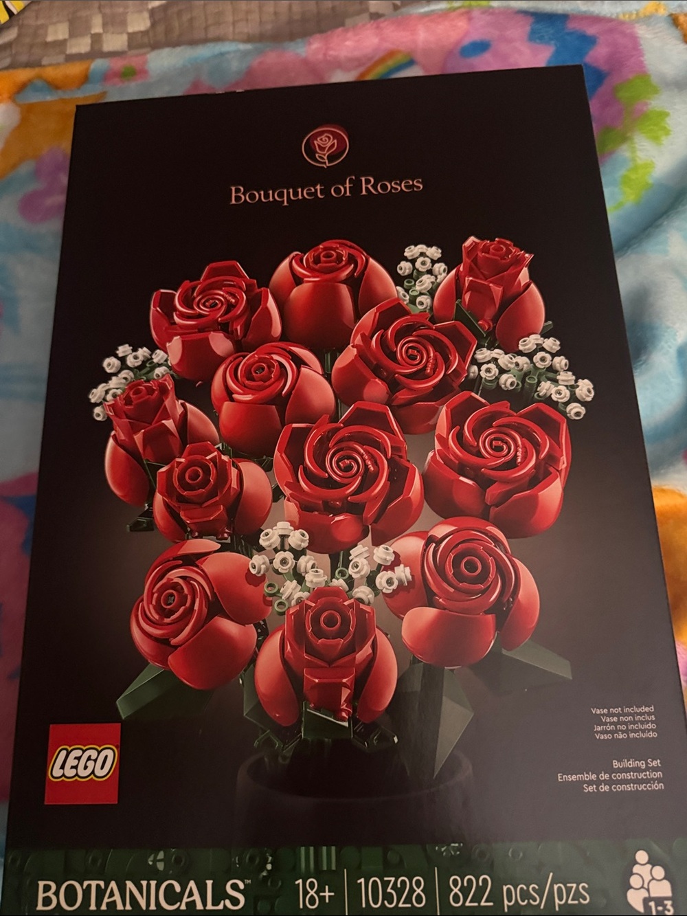 LEGO Red Roses Bouquet with White Accents